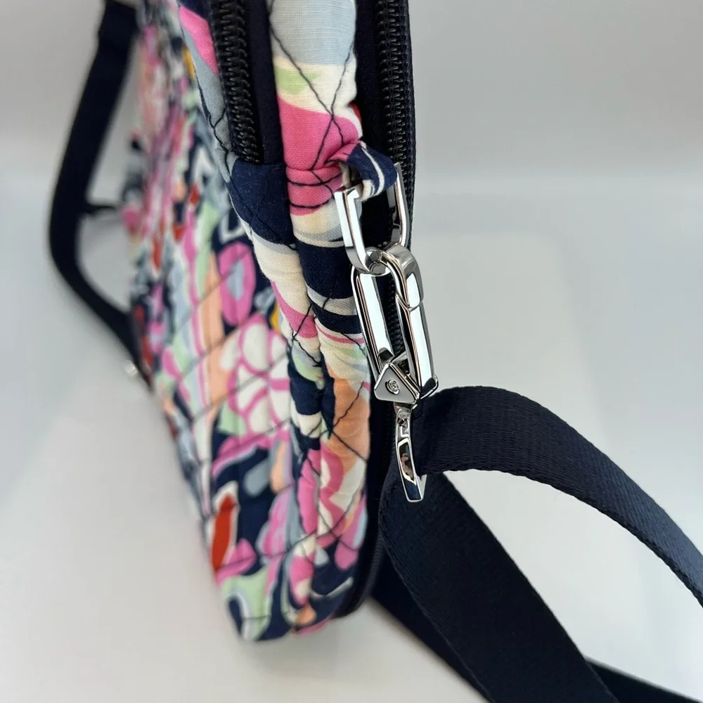 Vera Bradley Mod Paisley Laptop Workstation Crossbody Bag